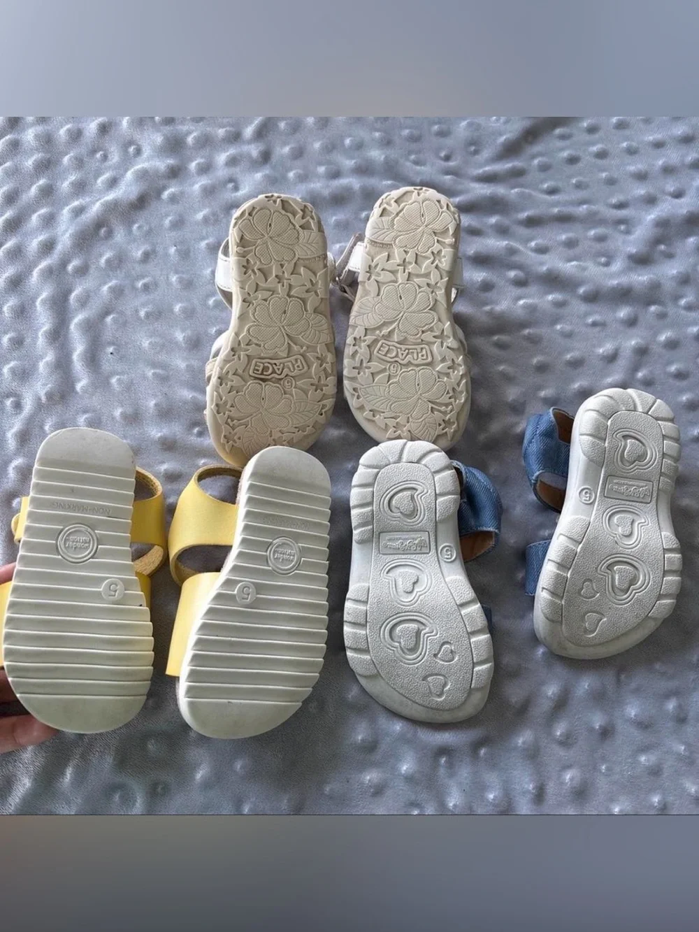 Kids White Strappy Sandals - Casual Summer Shoes